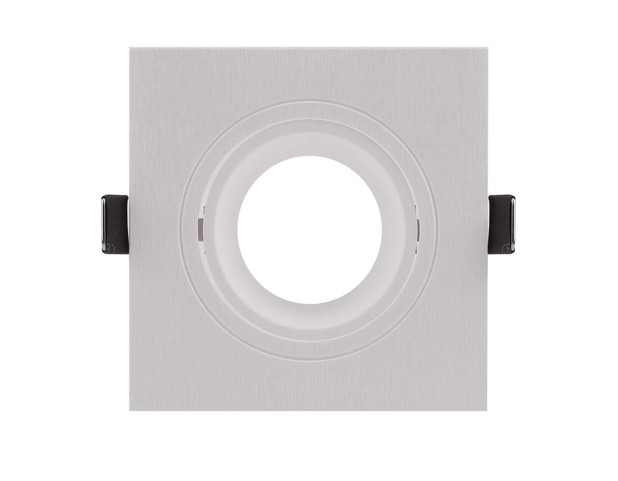 M6837  Lamborjini Square Flush Spotlight 1 Light White